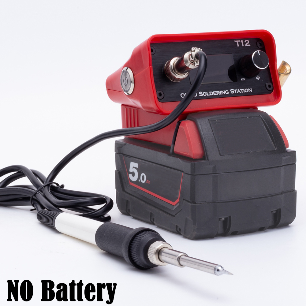 Milwaukee Drill M12 Fuel - Solder besi solder T12 OLED tanpa