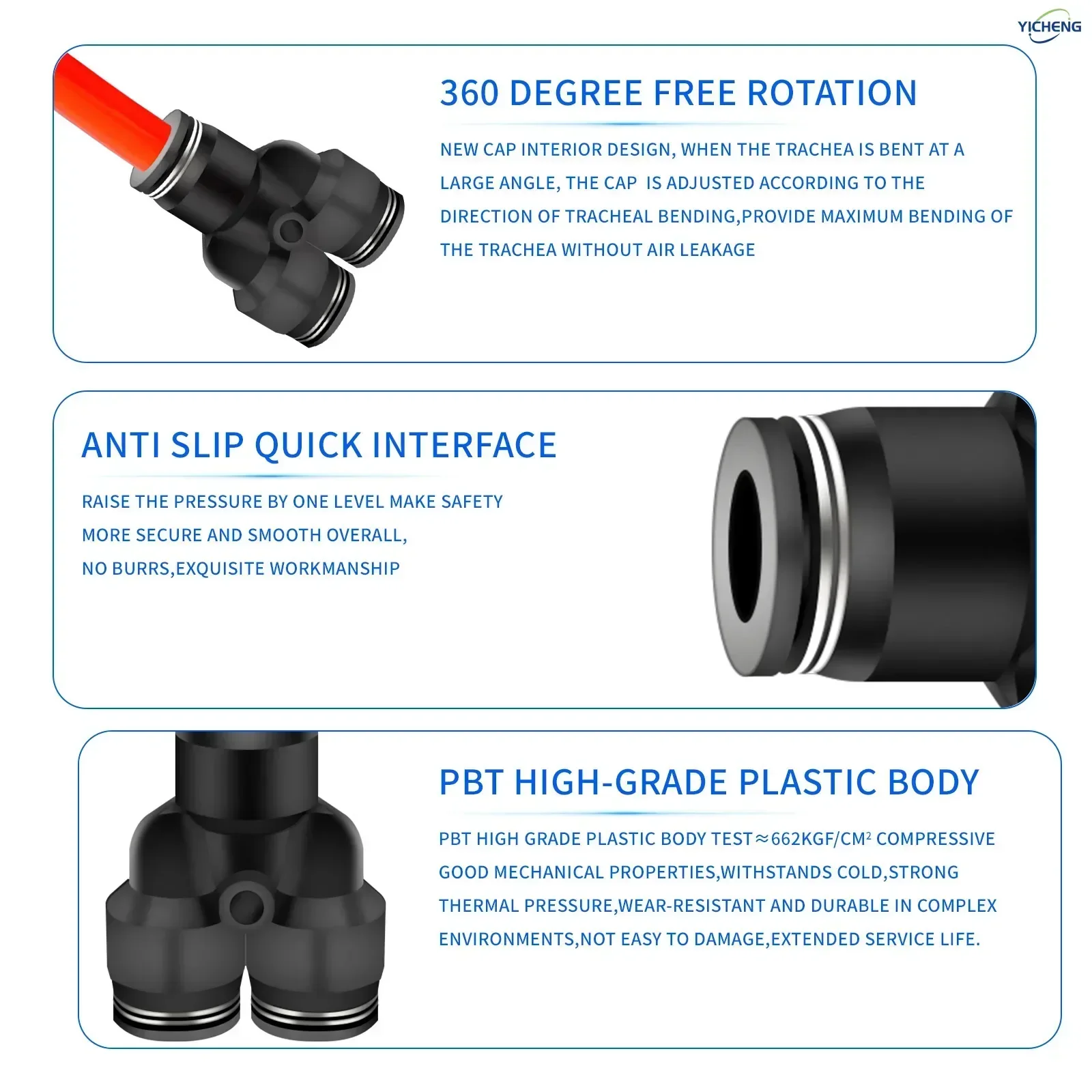 Konektor Selang PNEUMATIC 6MM  - Push Fit Connector ulasan dan harga