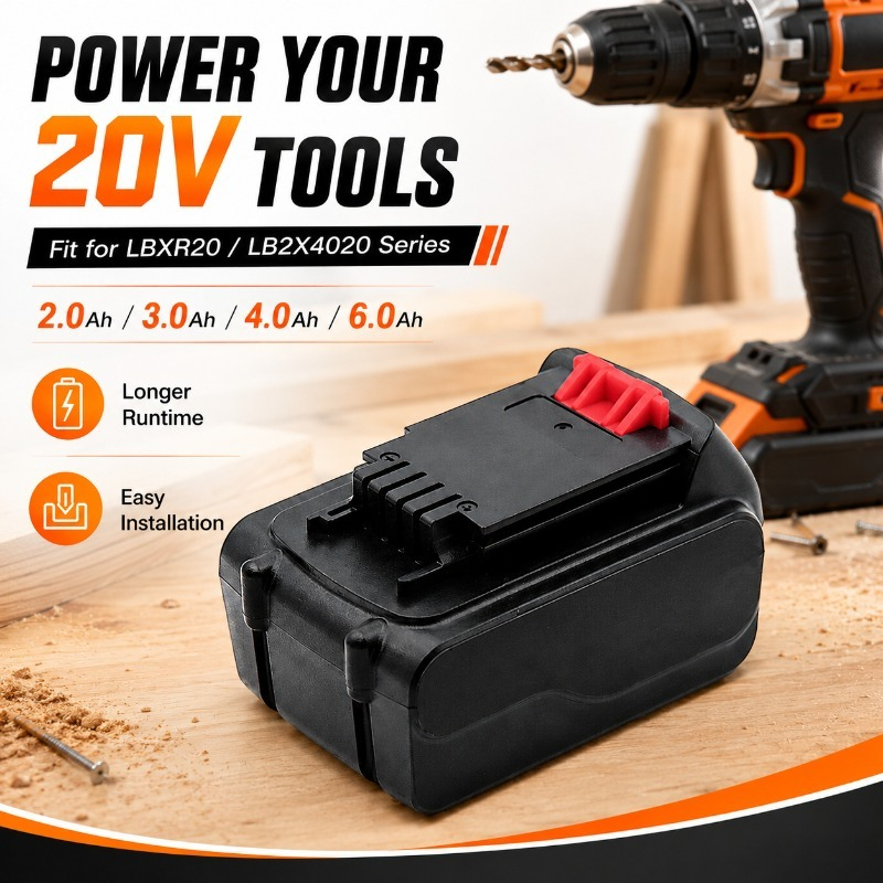 Baterai Pengganti Lithium-Ion  - Black+Decker Tool 20V Max ulasan dan harga