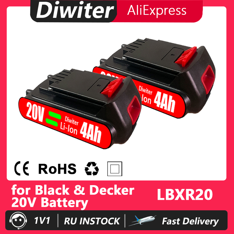 Baterai Pengganti 18V 4000mAh  - Black+Decker Tool 20V Max ulasan dan harga