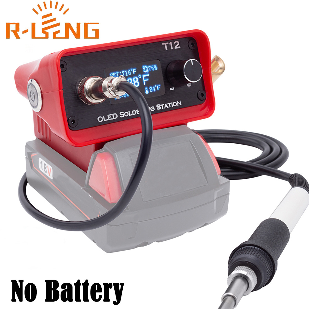 Stasiun besi solder T12 OLED S - Milwaukee Drill M12 Fuel ulasan dan harga