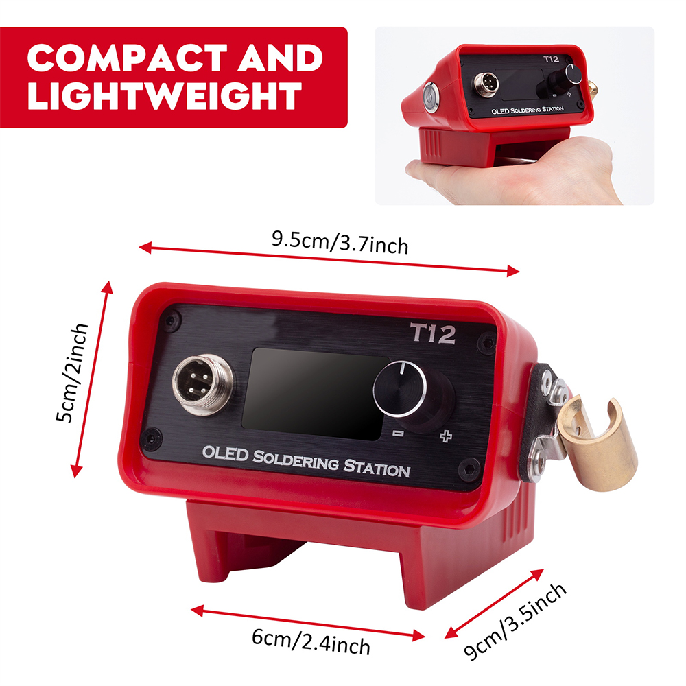 Stasiun besi solder T12 OLED S - Milwaukee Drill M12 Fuel ulasan dan harga
